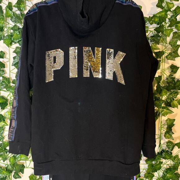 Rare victoria secrets pink iridescent sweatshirt and sweatpants set - Picture 6 of 7